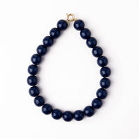 Iris Necklace in Navy