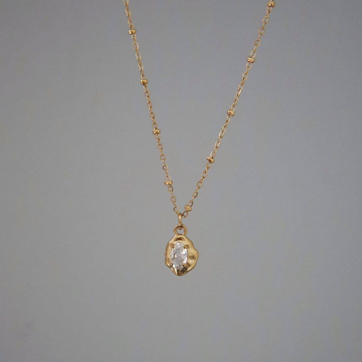 Raina Pebble Necklace