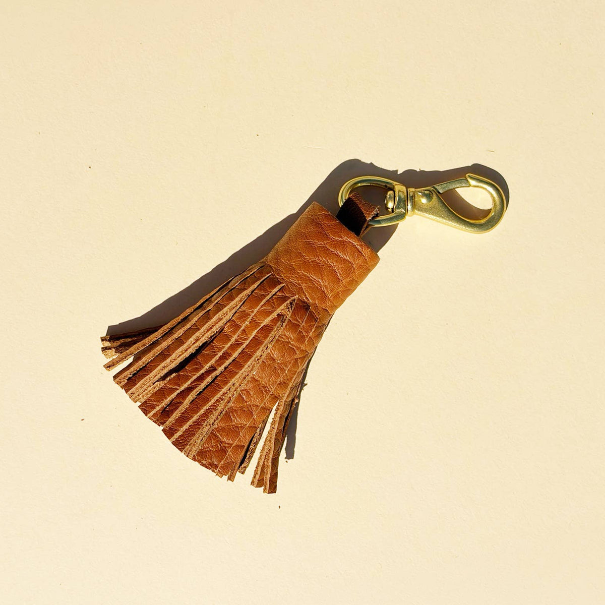 Tassel in Cognac Leather