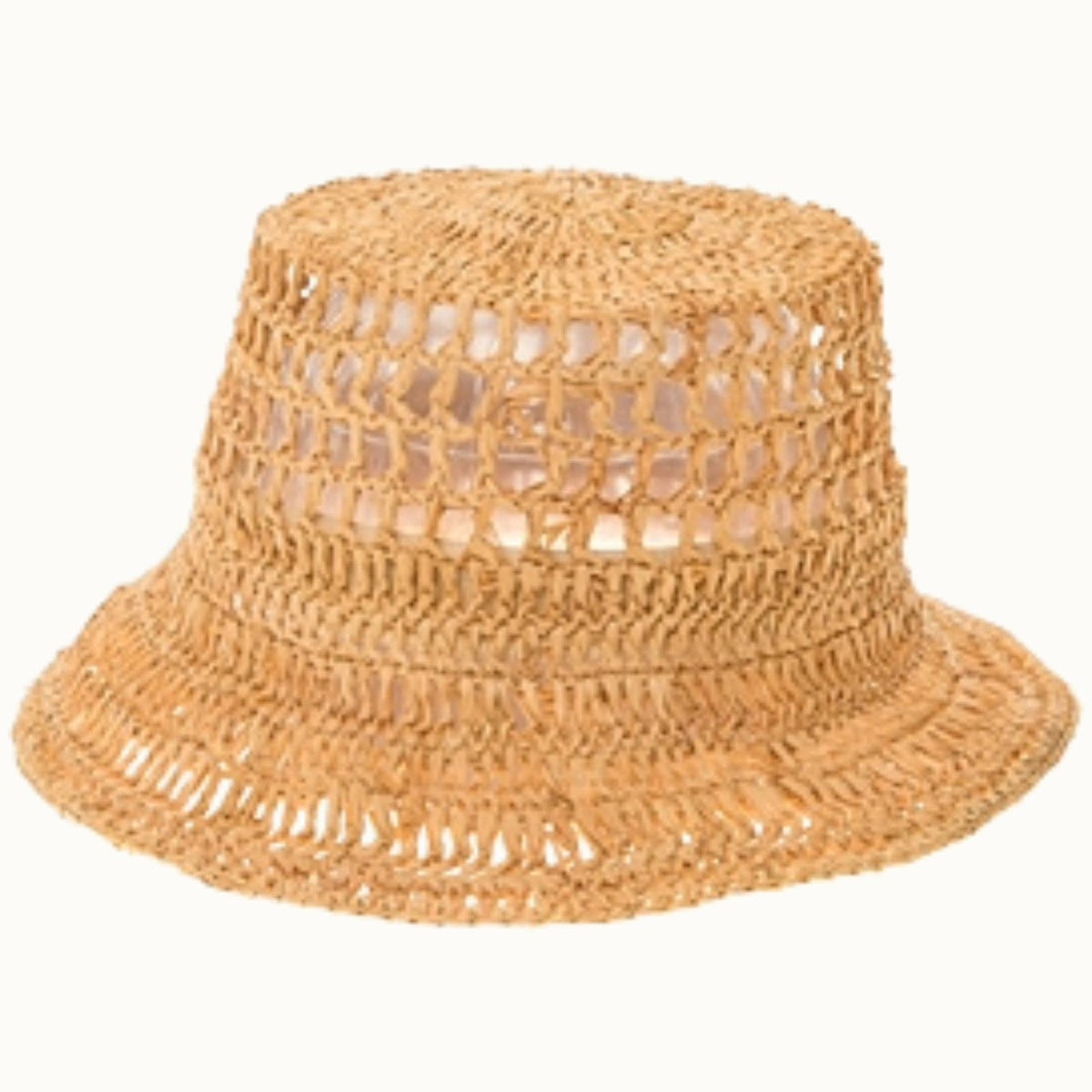 Raffia Straw Bucket Hat