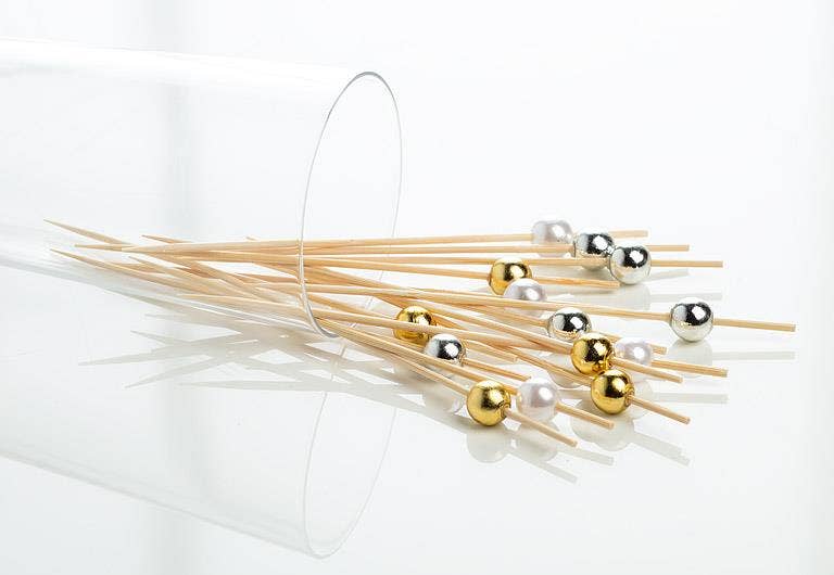 100 Piece Silver Ball Pick