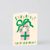 Surprise Happy Birthday Card