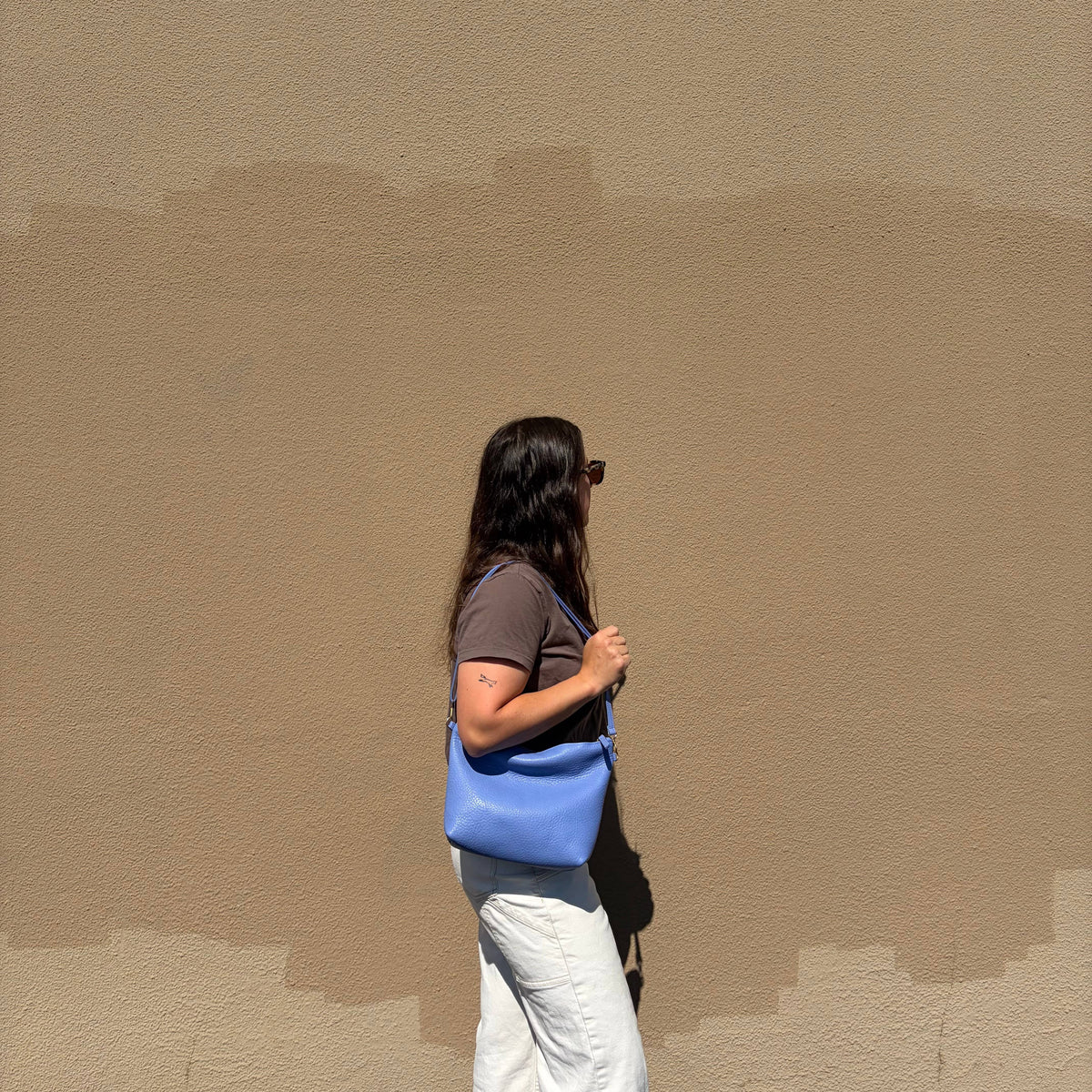 Mini Hobo in Periwinkle Leather