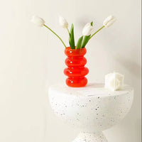 Glass Ripple Vase