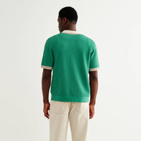 Belle Shirt in Tipped Pointelle