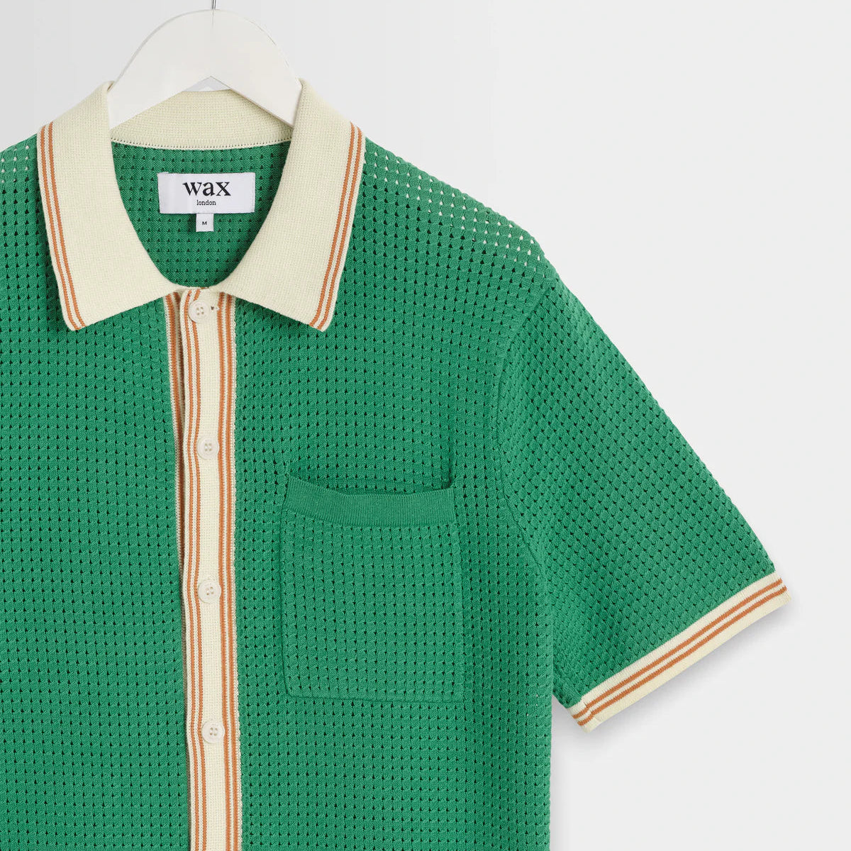 Belle Shirt in Tipped Pointelle