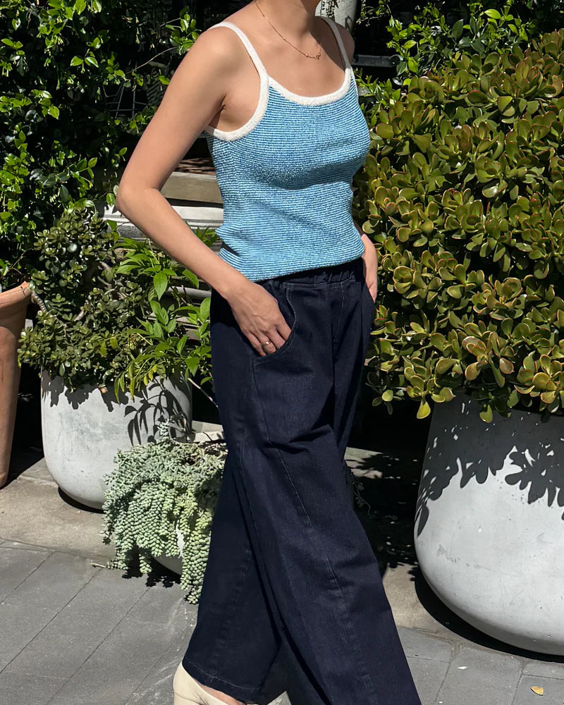 Lily Cami in Blue Stripe