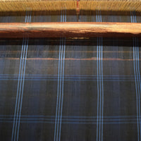 Winter Madras Weave Shirt in Blue Check