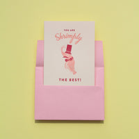 You Are Shrimply The Best Card