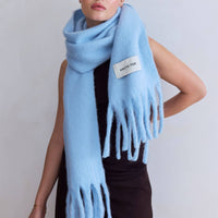 The Stockholm Scarf in Glacier Blue