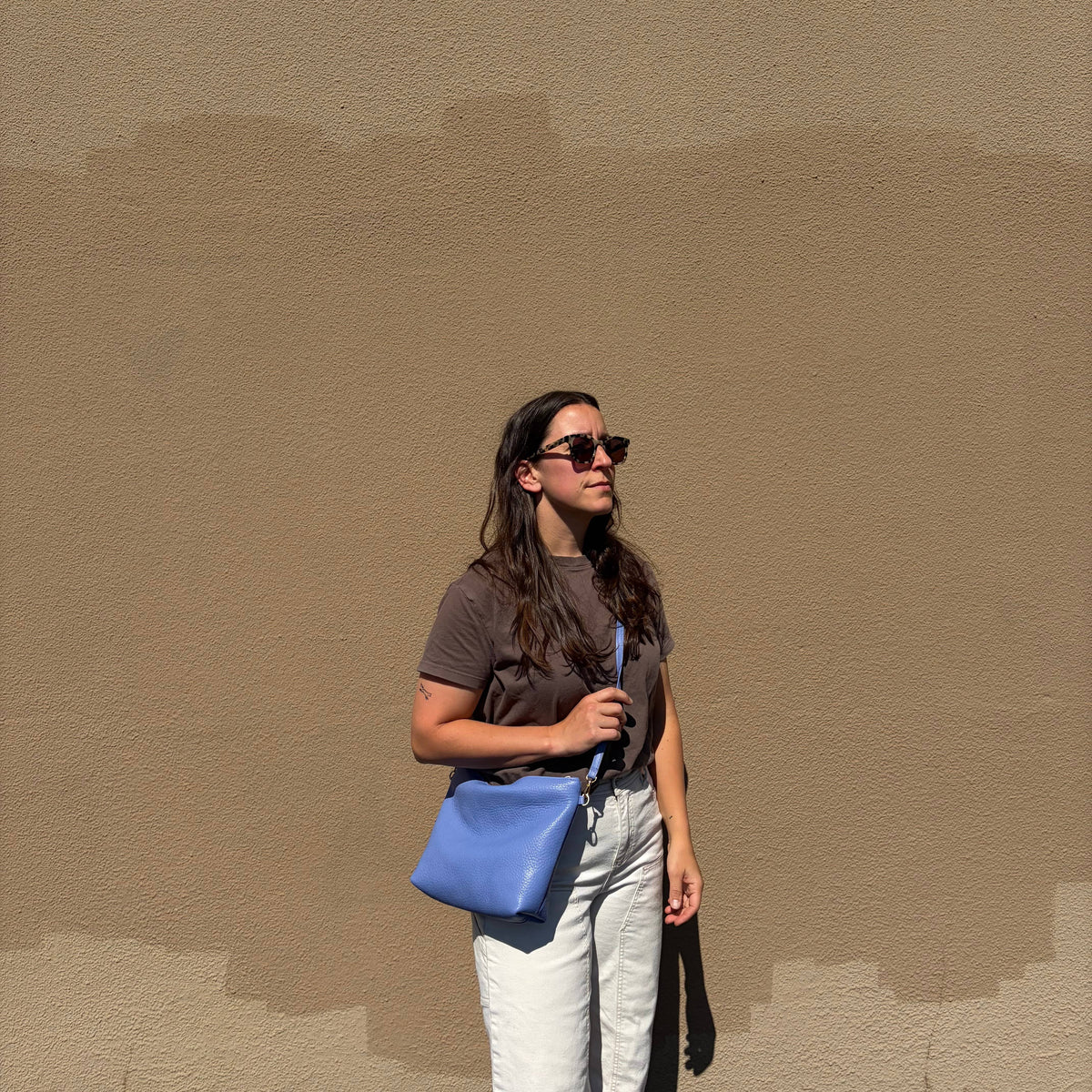 Mini Hobo in Periwinkle Leather