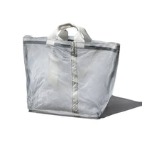 Covered Parachute Shoulder Bag in White