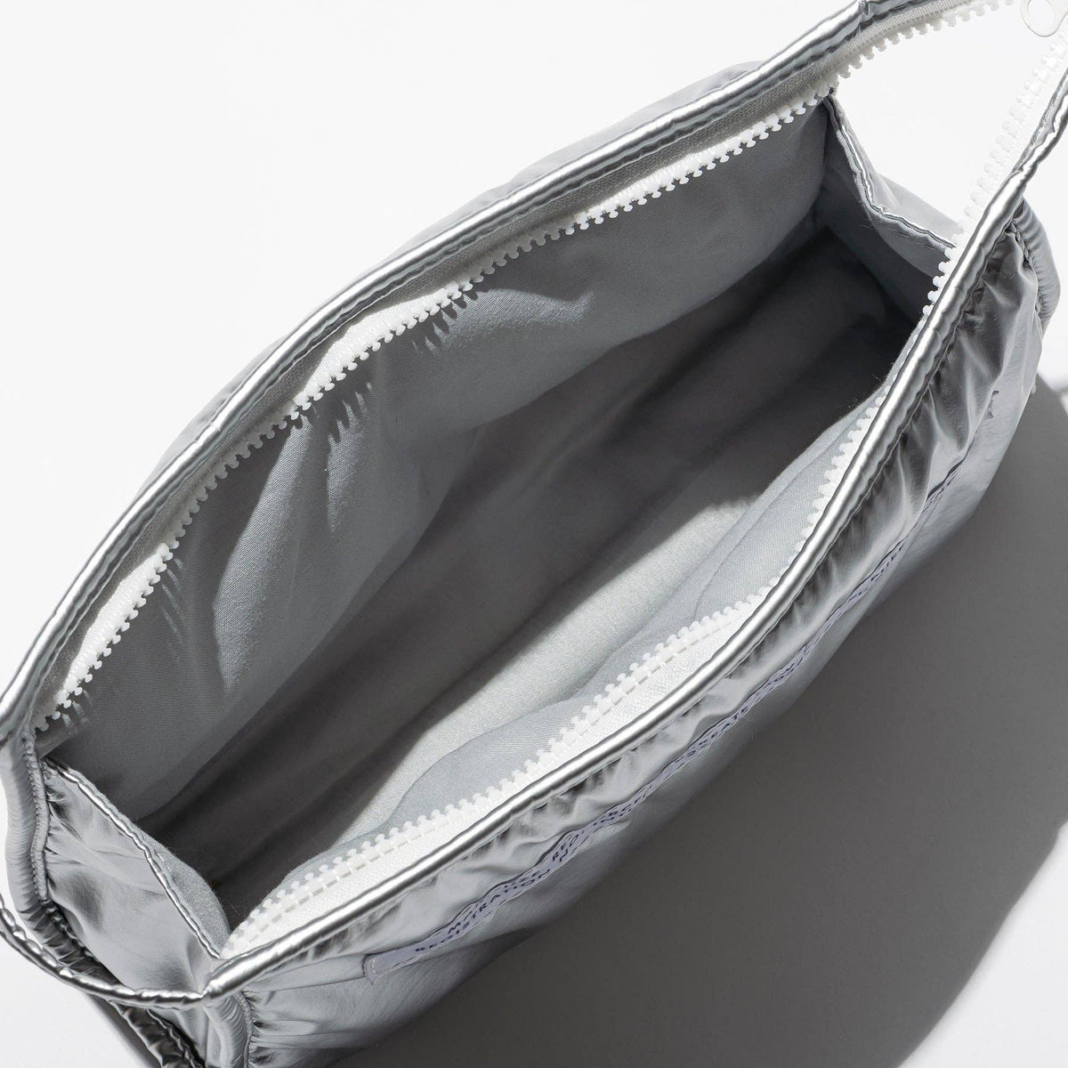 Silver Zip Pouch
