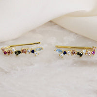 Alina Ear Climbers in Gold