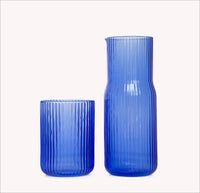 Ribbed Carafe in Pool