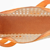 Pia Rattan Shoulder Bag in Tan