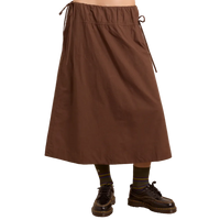 Caspia Midi Skirt in Choc