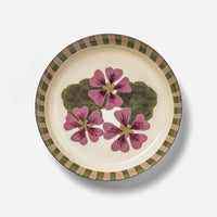 Round Enamel Tray - Geranium
