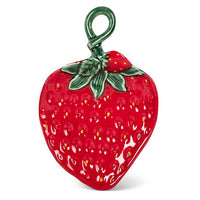 Strawberry & Leaf Small Plate