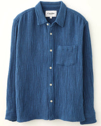 Snowfall Twill Shirt in Blue