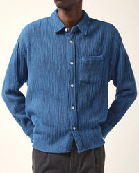 Snowfall Twill Shirt in Blue