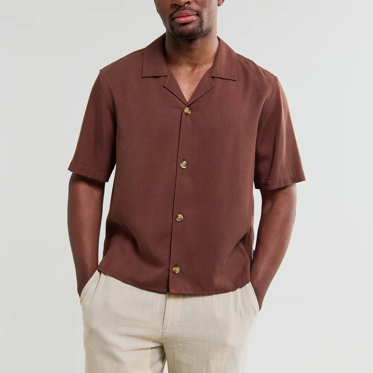 Curzon Shirt in Drapey Twill