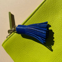 Tassel in Lapis Leather