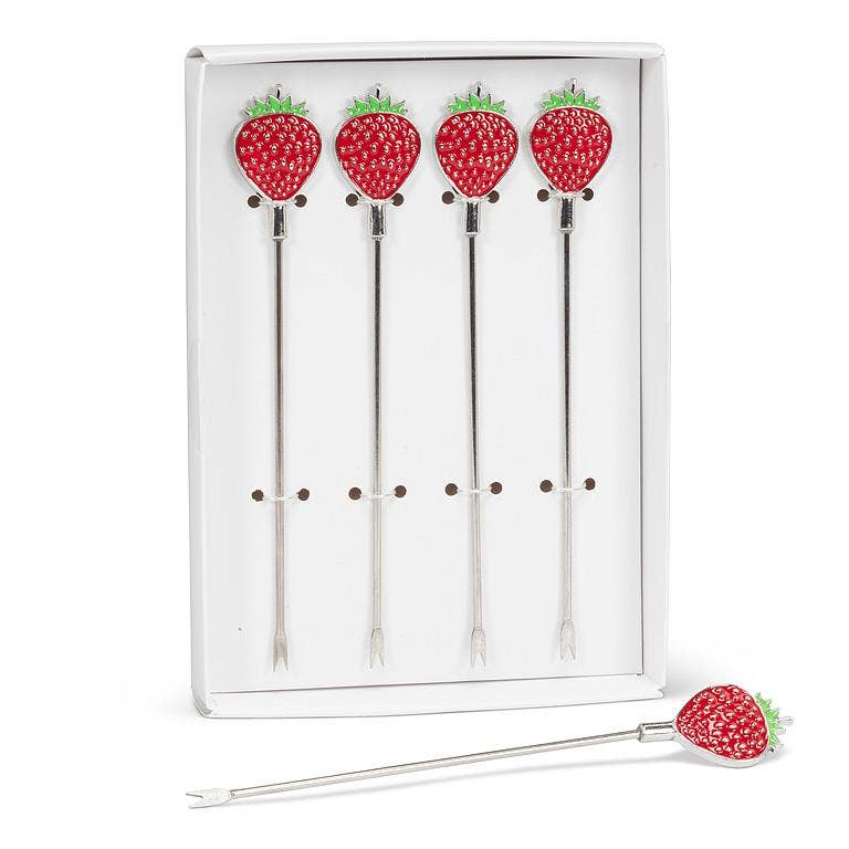 Strawberry Cocktail Picks