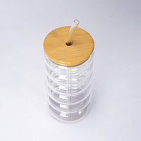Tea Cup with Lid and Straw
