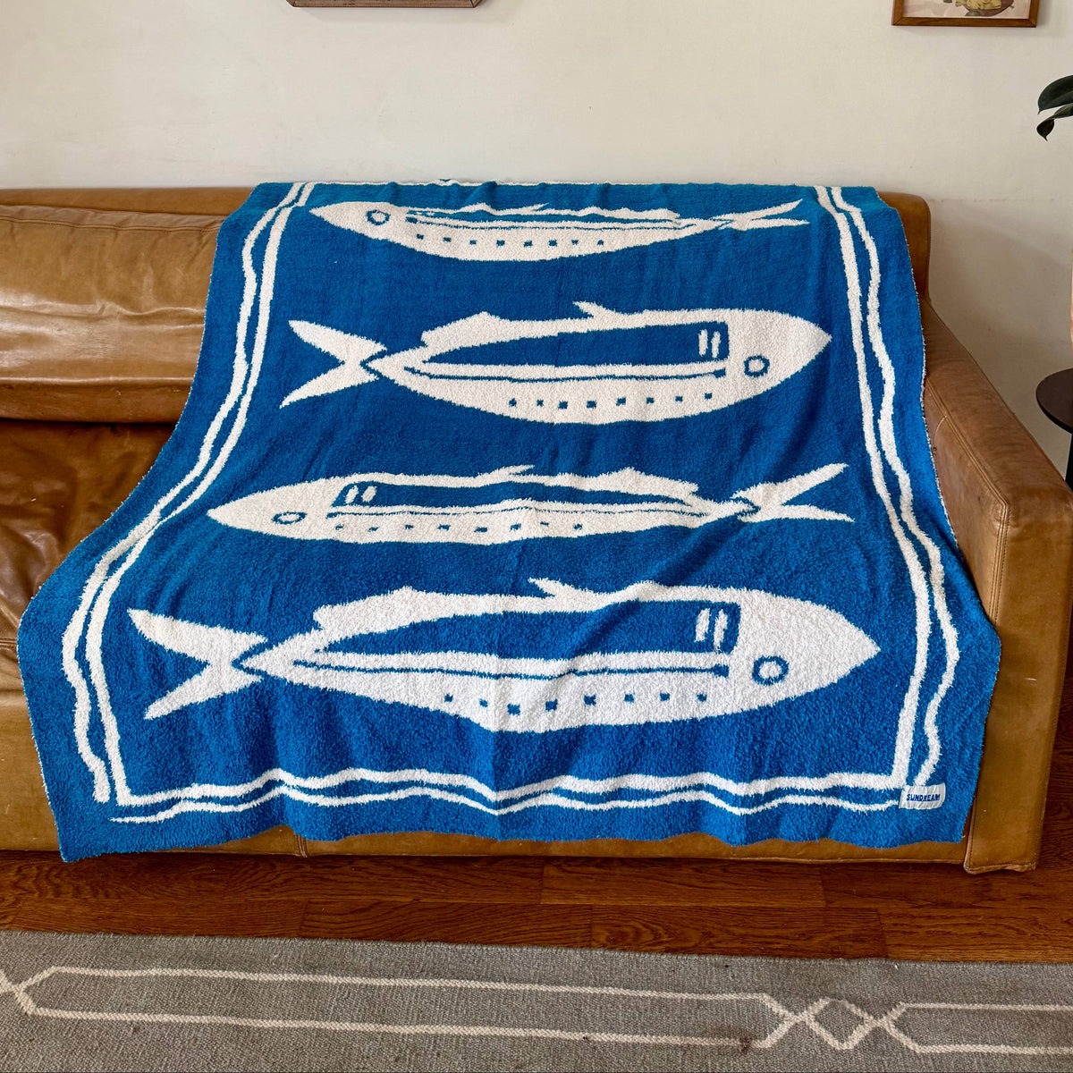 Pacific Row Plush Throw
