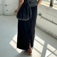 Long City Skirt in Black