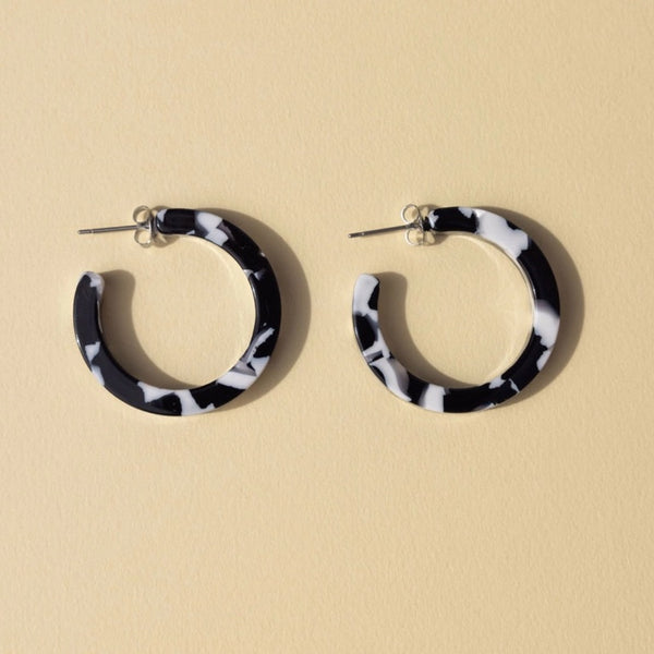 Sol Hoops in Black + White