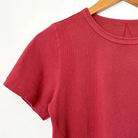 Little Boy Tee in Crayon Red