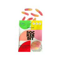 Sour Gummy Worms Swedish Candy Bag