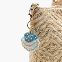 Pearl Beaded Charm Keychain
