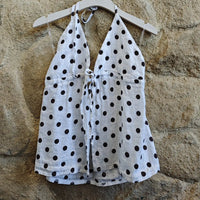 Linen Polka Dot Tank