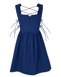 Dashi Mini Dress in Blueberry