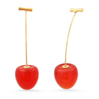 Cherry and Stem Earrings