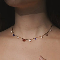 Fête Necklace in Blue