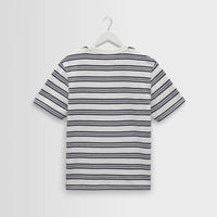 Dean Tee in Thin Textured Stripe
