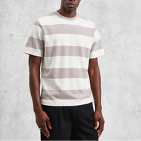 Dean Tee in Clay Block Stripe