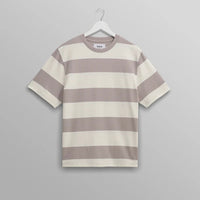 Dean Tee in Clay Block Stripe