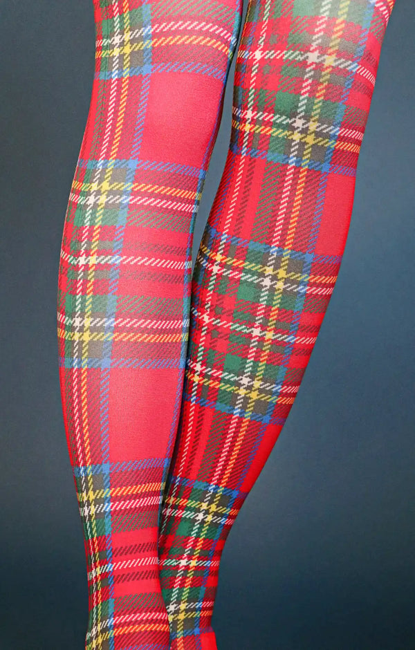 Royal Stewart Tartan Plaid Tights