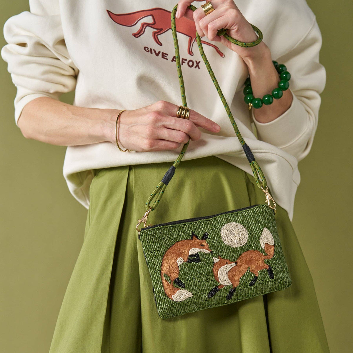 Leila Fox Seed Bead Clutch