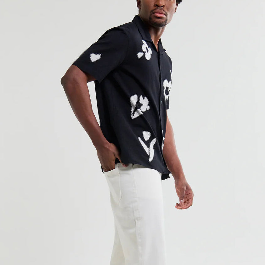 Didcot Shirt in Abstract Applique