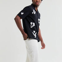 Didcot Shirt in Abstract Applique