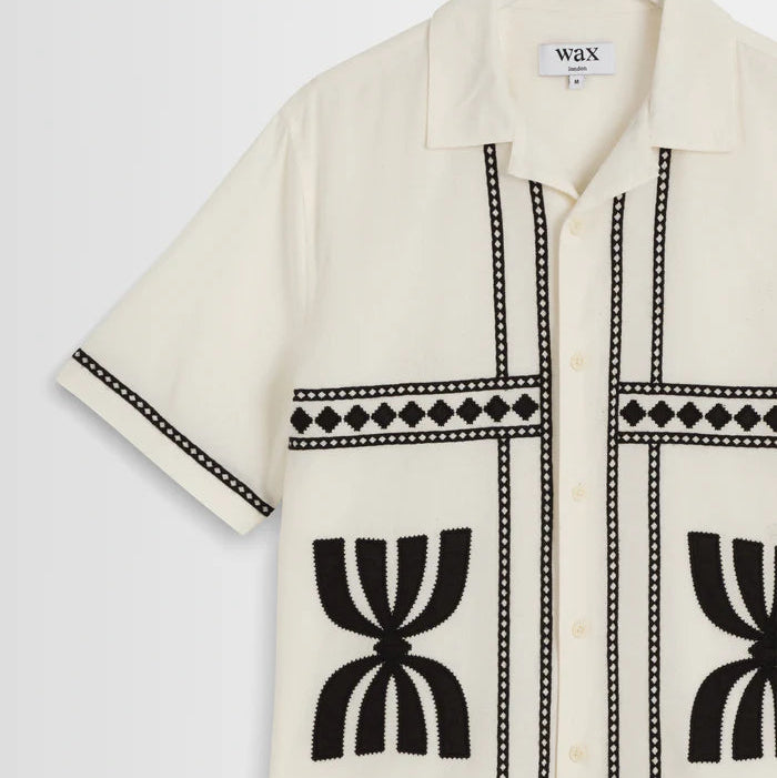 Didcot Shirt in Border Applique