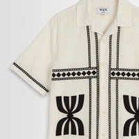 Didcot Shirt in Border Applique