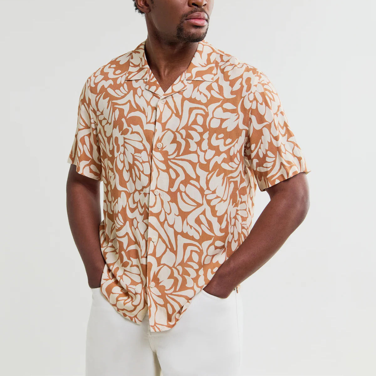 Didcot Shirt in Two Tone Floral