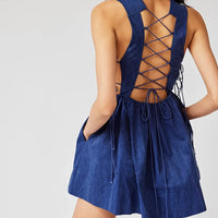 Dashi Mini Dress in Blueberry